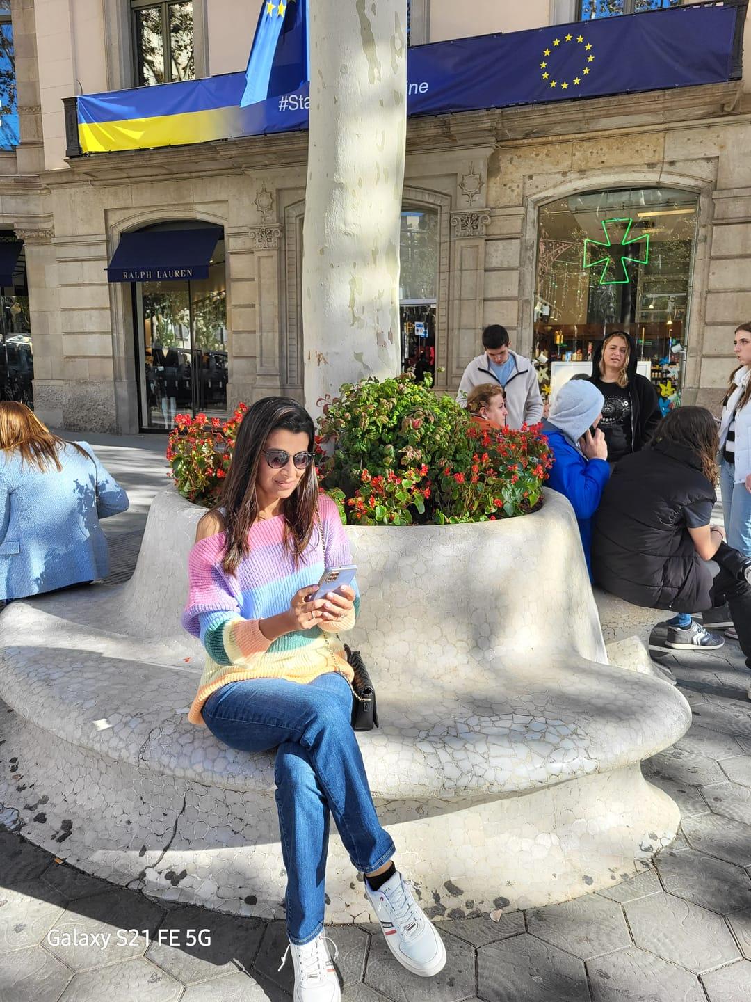 Rainbow Pullover In Multicolor