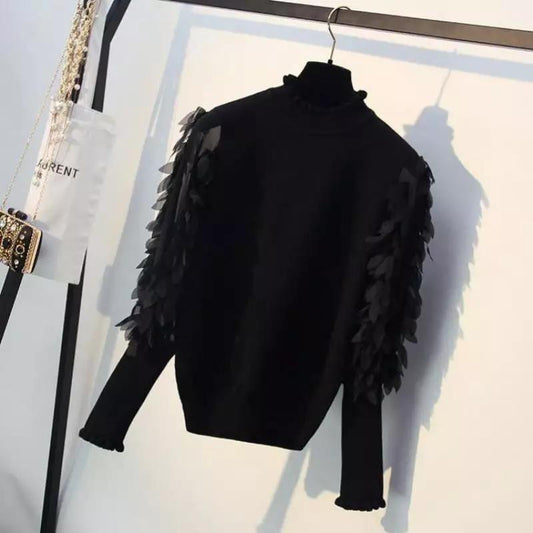 Feather Sleeve Sweaters