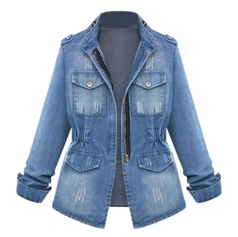 Sophia Luxe Denim jacket in Blue