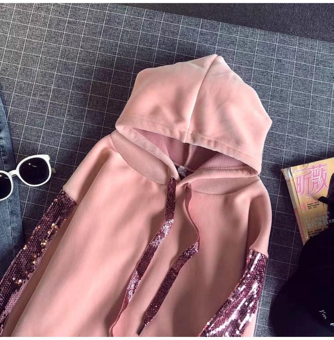 Statement Sequined Hoodies
