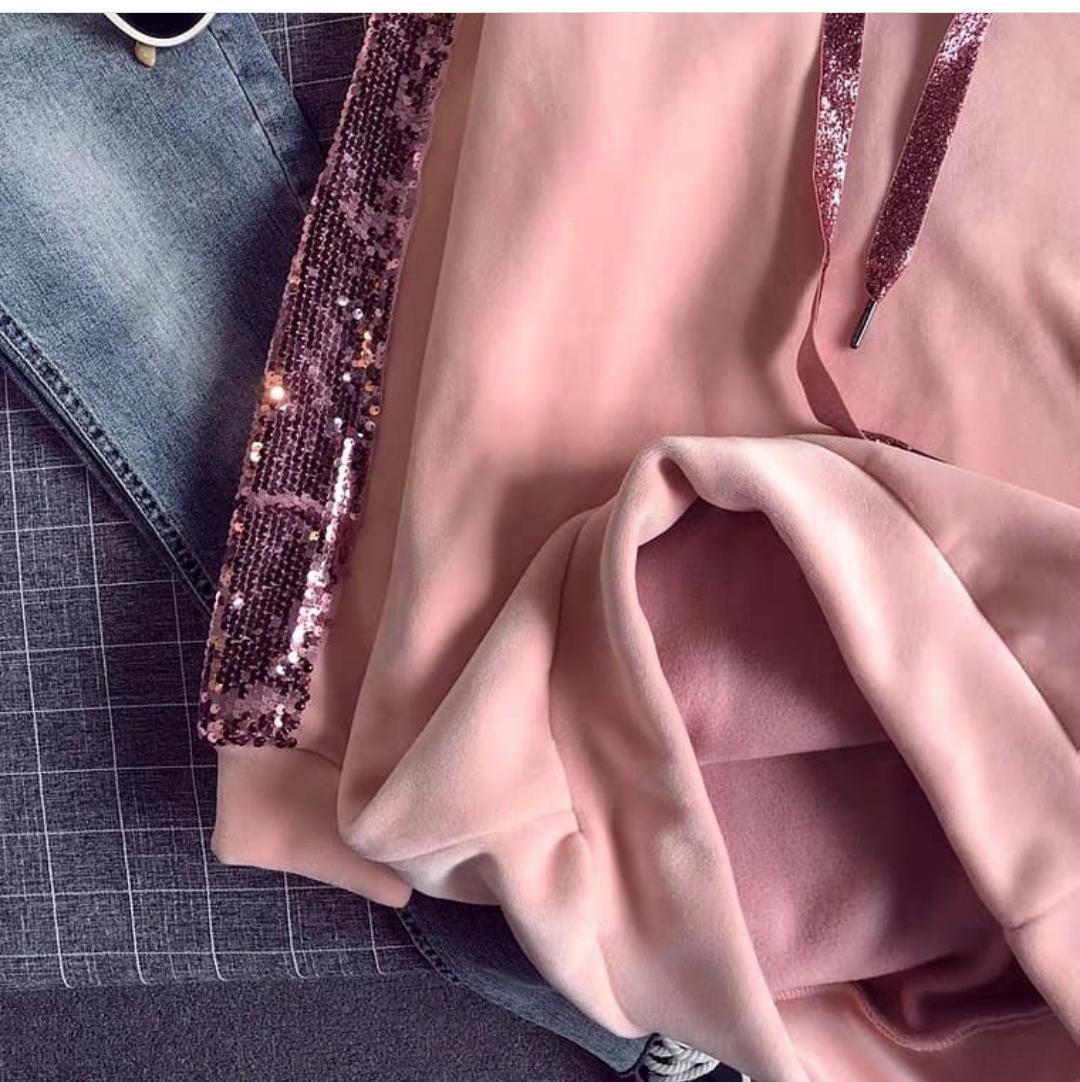 Statement Sequined Hoodies