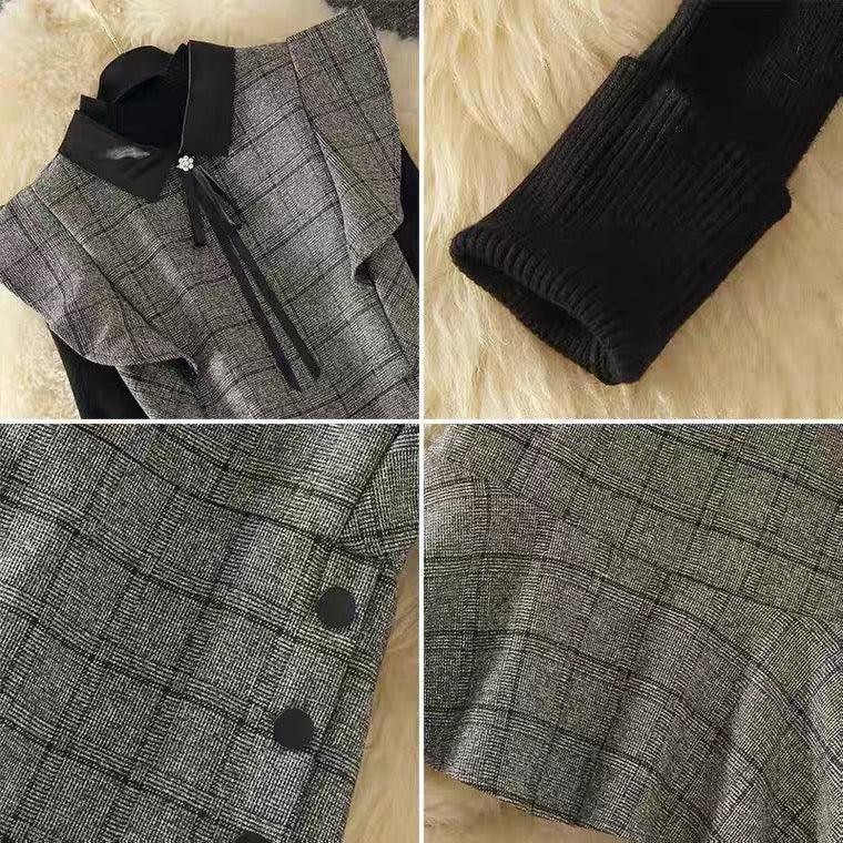 Hannah Luxe 2 Piece Set In Grey