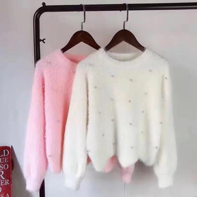 Iconic Pearled Sweater