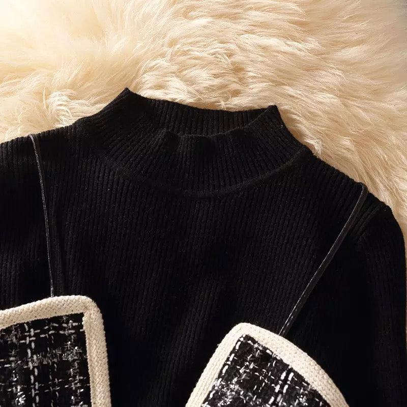 Samandra Two Piece Set In Black